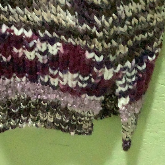 Westbound Crew Neck Hand Knit Sweater Tunic Spacedye Multi size XL Pullover - Picture 4 of 6